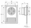 Badlüfter - Axialventilator - Rohrdurchmesser 100 mm - Für Produktbild-Vorschau 3