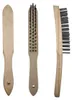 Lessmann Handdrahtbürste Stahl glatt 0,35mm 3-reihig Produktbild-Vorschau 1