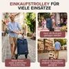 Sekey 50L Aluminium Trolley Faltbar Einkaufstrolley Produktbild-Vorschau 3