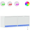 vidaXL: Mueble de pared para televisión con iluminación Vista previa de la imagen del producto 1