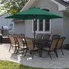 Yaheetech Parasol ogrodowy z korbą, średnica 269 cm, Podgląd zdjęcia produktu 8