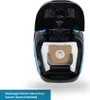 The inside of a vacuum cleaner with a dust bag installed. Produktbild-Vorschau