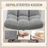 HOMCOM Poltrona girevole Poltrona lounge con ampia seduta Anteprima dell’immagine prodotto 5