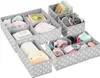Aufbewahrungsbox Punkte 5er Set mDesign Stoffbox mit Produktbild-Vorschau 1