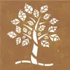 vidaXL Garten-Wanddeko 55x55 cm Cortenstahl Baum-Design Produktbild-Vorschau 3