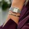 Dámské hodinky BURKER Macy s článkovým náramkem - Silver Náhled obrázku produktu 4