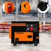 Générateur diesel 6,5 kVA, silencieux, triphasé, 230 V, 6 Voir les images du produit 2
