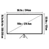 16:9 Beamer-Leinwand Stativ 4K HD Rolloleinwand - 160 Grad Produktbild-Vorschau 8