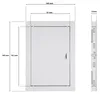 ADGO - Revisionsklappe 10x15 Revisionstür, Metall - Weiß, Produktbild-Vorschau 8