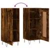 [Home] Sideboard Räuchereiche 34,5x34x90 cm Holzwerkstoff , Produktbild-Vorschau 9