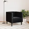 Chesterfield-Sessel Schwarz Samt Produktbild-Vorschau 3