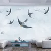 Vlies Fototapete fliegende Vögel 400x280 cm Tapeten Produktbild-Vorschau 2