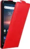 Cadorabo Hülle für Nokia 8 Sirocco Schutz Hülle in Rot Flip Produktbild-Vorschau 1