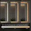 LED Badezimmerspiegel 70x90 cm – Rahmenlos, Hinterleuchtet, Produktbild-Vorschau 9