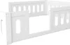Letto a piattaforma Sweiko in legno 140x200 con ringhiera, Anteprima dell’immagine prodotto 13