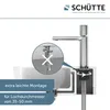 SCHÜTTE Waschtischarmatur NEW YORK, Wasserhahn Bad mit Pop Produktbild-Vorschau 4