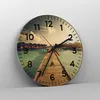 Wanduhr - Rund - Glasuhr - Malediven Ferienhäuser Wasser - Produktbild-Vorschau 4