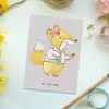 Mr. & Mrs. Panda Postkarte Apothekerin Herz - Grau Pastell Produktbild-Vorschau 2