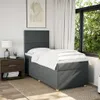 The Living Store Boxspringbett mit Matratze Dunkelgrau Produktbild-Vorschau 6