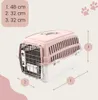 2er Set Transportbox IATA Flugbox Flugzeug Hundebox kleine Produktbild-Vorschau 2