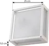 Lucande Außenwandlampe Aurelien, weiß, Sensor, 25 x 25 cm Produktbild-Vorschau 4