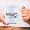 Huuraa Kaffeetasse Mettmann verliebt 330ml Weiß Keramik Produktbild-Vorschau 3