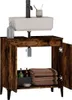 vidaXL Waschbeckenunterschrank Räuchereiche 58x33x60 cm Produktbild-Vorschau 4