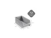 Graue Sichtlagerbox 4.0 | HxBxT 15x20x35cm | 7,2 Liter | Produktbild-Vorschau 2