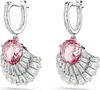 Swarovski Ohrhänger Uni Idyllia Shell Rosa Rhodiniert Produktbild-Vorschau 3
