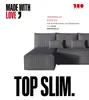 BroMARKT Ecksofa TOP SLIM Schlaffunktion Bettkasten L-Form Produktbild-Vorschau 3
