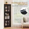 Mobiletto da cucina COSTWAY, pensile angolare con 4 ante in Anteprima dell’immagine prodotto 8