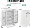 COSTWAY Armoire de cuisine de 120,5 cm de haut, armoire Voir les images du produit 3
