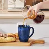 VANCASSO Becher Set, 4-tlg Steingut Tassen, 480ml Produktbild-Vorschau 3