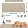 Selbstklebend Kratzbretter Khaki Katze Kratzteppich Katze Produktbild-Vorschau 2