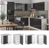 Eckunterschrank Vicco R-Line Anthrazit Hochglanz 86 cm ohne Produktbild-Vorschau 3