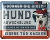 LANOLU Schild Hunde kacken verboten, lustiges hier ist kein Produktbild-Vorschau 1
