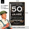 Blechschild 50 Schild Geburtstag - 50 JAHRE LEGENDE - Produktbild-Vorschau 3
