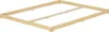 A wooden bed frame or base. Produktbild-Vorschau