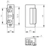 KOTARBAU® Elektrický zámek dveří R4 12 V elektromagnetický Náhled obrázku produktu 2