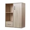 CALICOSY -  Schrank mit 2 Fächern, 1 Schublade und 1 Tür Produktbild-Vorschau 4