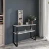 Regal Vicco Sherry Weiß 20 x 65 cm mit 3 Ablagefächern, Produktbild-Vorschau 5