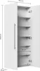 Hochschrank Slimline nur 20cm Tief (BxH) 70x150 cm Produktbild-Vorschau 4