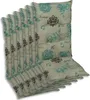 A stack of chair cushions with a vintage floral pattern. Produktbild-Vorschau
