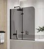 Badewanne Austin Schwarz Grauglass 5mm mit Nanobeschichtung Produktbild-Vorschau 1