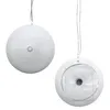 Two white spherical LED lights with suction cups are shown against a white background. Anteprima dell’immagine prodotto