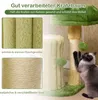A cat playing on a cat tree with close-up views of the materials used. Anteprima dell’immagine prodotto