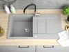 Granitspüle - Spülbecken - Küchenspüle - Beton - 86 x 43,5 Produktbild-Vorschau 4