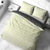 Seersucker Bettwäsche 240x220 cm Beige Anthrazit Wende Produktbild-Vorschau 2