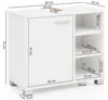 Vanity Unit WL5.341 60x55x32cm Bílá koupelnová skříňka Náhled obrázku produktu 13