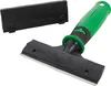 A glass scraper tool and its protective cover are shown against a white background. Produktbild-Vorschau